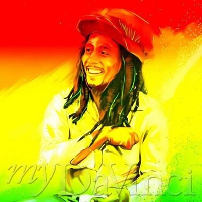 Bob Marley Pop Art Print - myDaVinci
